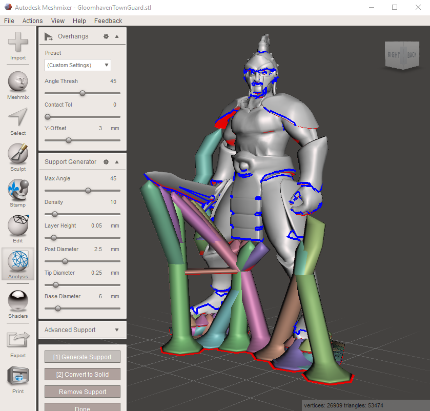 2018-08-20 21_40_01-Autodesk Meshmixer - GloomhavenTownGuard.stl